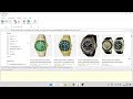 Effortless eBay Data Scraping with WebHarvy: Extract Men's Wristwatches Info to Excel in Minutes!