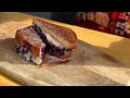 blueberry brie dessert grilled cheese