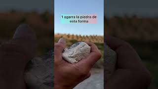 Te enseño a tirar PIEDRAS más fuertes con la MANO