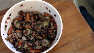 Gail Cooks German Potato Salad with Carrots