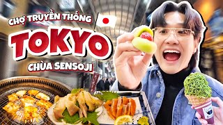 Chợ Truyền Thống Tokyo - Nhật Bản | Thử Thách 10K Yên