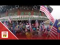 Lebih 300 berkumpul di Dataran Menara Condong sambil kibar Jalur Gemilang