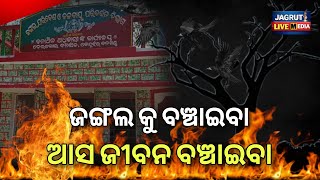 ନିଆଁ କୁ ଆୟତ କରିବା ଜଙ୍ଗଲ ଜୀବନ ବଞ୍ଚାଇବା ବନବିଭାଗ ପକ୍ଷରୁ ସଚେତନତା || awareness programme for save tree