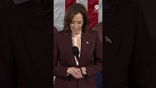 Kamala Harris certifies election for Donald Trump