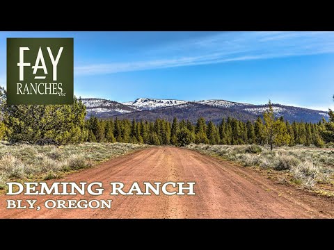 Oregon Ranch For Sale | Deming Ranch | Bly, Oregon - YouTube