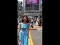 渋谷スクランブル交差点の大型ビジョンにC Channelが！！ 一木美里 C CHANNEL