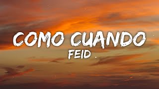 Feid - COMO CUANDO (Letra/Lyrics)