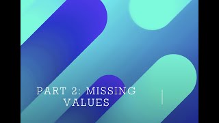 18 Handling missing data
