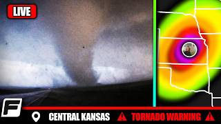 Live Storm Chasers Violent Tornado Threat Central Kansas