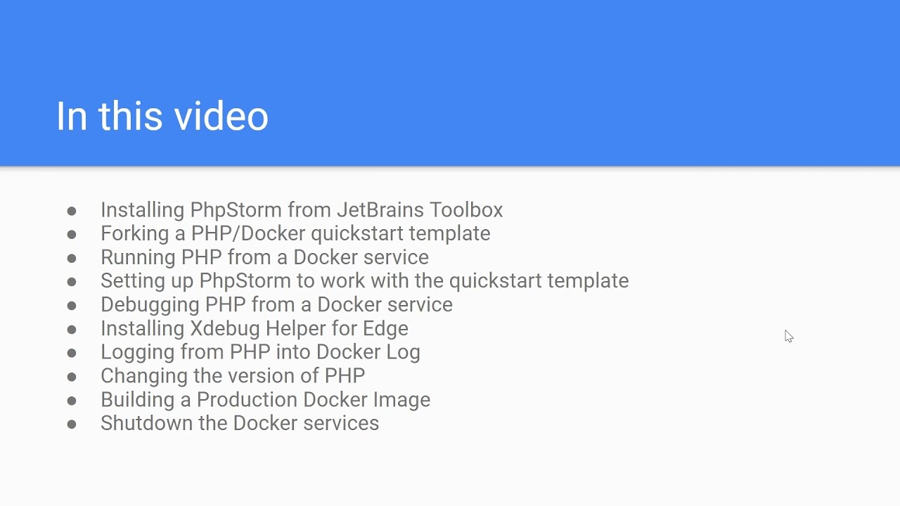 Php Docker And Phpstorm Youtube Php Docker And Phpstorm Youtube