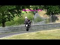 biker motorräder auf der nürburgring nordschleife