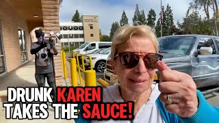 INSANE DRUNK KAREN TAKES THE SAUCE, AUDITORS GET ARRESTED!