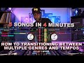 Watch me mix 5 songs and 4 Genres - With EXPLANATIONS Tutorial