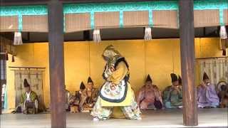 下鴨神社・古典芸能鑑賞会　舞楽　納曽利　2014