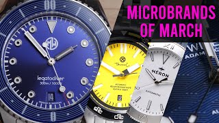 March Micros: Guitars, gladiators and fantastic metals - MW Timepieces, Radcliffe, Heron and WISE