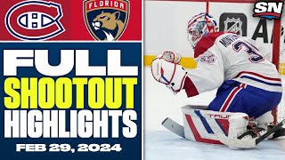 Montreal Canadiens at Florida Panthers | FULL Shootout Highlights - February 29, 2024