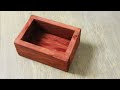 Woodworking with hand tools only - DIY Wooden Box