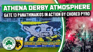 Panathinaikos - AEK | Gate 13 Pao Ultras Action at Athena Derby | Greece League (30.04.23)