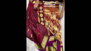 Yeola maharani PAITHANI original pure silk for order WhatsApp no 8237450458