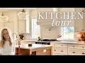 full kitchen tour! | kitchen organization + design ideas