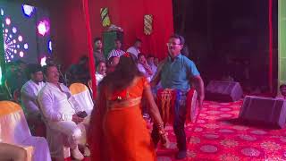 Anuradha Devi \u0026 Hulas Mahato new jabardast stage.(Gadgaon)Bedo.