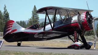 2019.07.13 Truckee Tahoe Airshow:Part.53 - Demon-1 ”Dracula” Bi-Plane ready to go!