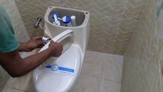 high commode fitting || how to install a toilet || install a new toilet wc unit | |siphon jet toilet