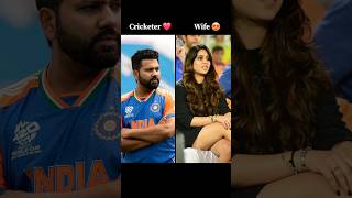 Indian Cricketers and their beautiful Wife's Part 1 😍💙 || #shorts #rohitsharma #viratkohli