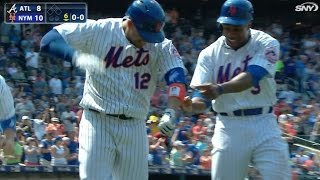 ATL@NYM: Mets club four homers in comeback win