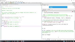 Programming in Python - Chapter 3 Exercises - Fall 2019
