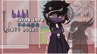 Dabi turns into Touya for 24 (?) hours! | Ft. todoroki family | ciderxy! | MHA GL