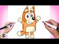 How To Draw Bingo | Bluey Drawing Tutorial