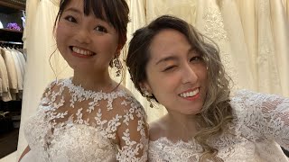 【ウェディングドレスで】結婚式前に配信with小澤綾子！