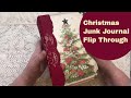 Christmas Junk Journal Flip Through (sold-Thank You!)