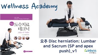 웰니스아카데미 도수치료(요추) Disc herniation; Lumbar and Sacrum SP and apex push v1