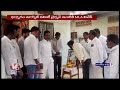 chennur mla vivek venkataswamy dharmaram visits market committee chairman family v6 news