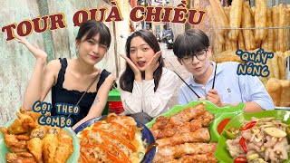 TOUR QUÀ CHIỀU: Trứng chén nướng cô Ty, Quẩy nóng, Nem chua rán, Chân gà... Xem cũng chảy nước miếng