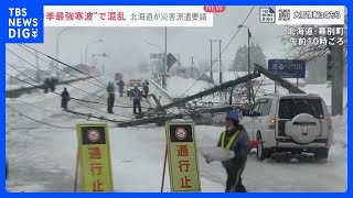 「雪の龍馬さんも素敵」龍馬像も雪に覆われ…“慣れない大雪”に各地混乱【news23】｜TBS NEWS DIG