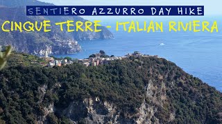 The Cinque Terre - Sentiero Azzurro Hike 4K - Italy #cinqueterre