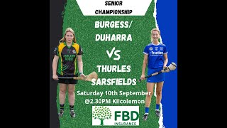 FBD Insurance Senior  Burgess Duharra V Thurles Sarsfields