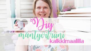 DIY Mäntyvitriinin maalaus kalkkimaalilla osa 1. Pohjatyöt