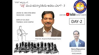 “STEP” అధ్వర్యం లో, “వక్త” మంచి ఉపన్యాసకులు అవటం ఎలా? - 1 \u0026 2 Assignments