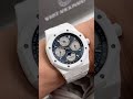 unboxing experience of the iconic royal oak white ceramic by audemars piguet ref