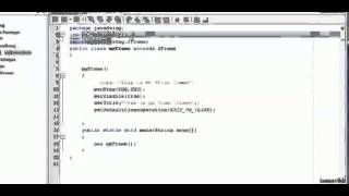 Netbeans JAVA Programming Tutorial Jframe using palette