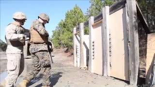 Raw Footage: Marines train to breach doors with shotguns