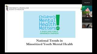 May CMHM Webinar: Understanding and Supporting Minoritized Youth in the Digital Era