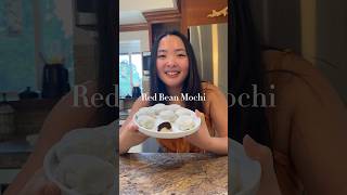 Making red bean mochi #shorts #mochi #mochirecipe #redbean #redbeanpaste #redbeans #foodie