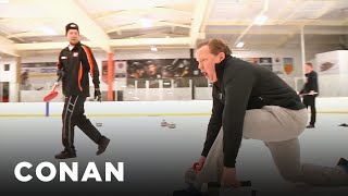 Andy Joins A Curling Team | CONAN on TBS