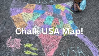 Chalk USA Map!