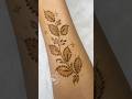 How to do arabi leaf henna pattern/leaf mehandi/ leaf henna in arabic henna design #love #henna